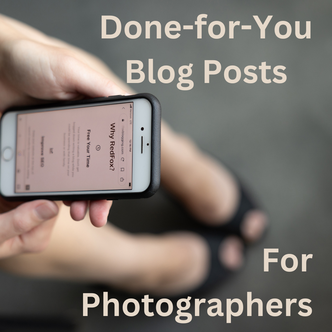 Read more about the article RedFox Blogging: Done-for-You Blog Posts for Photographers