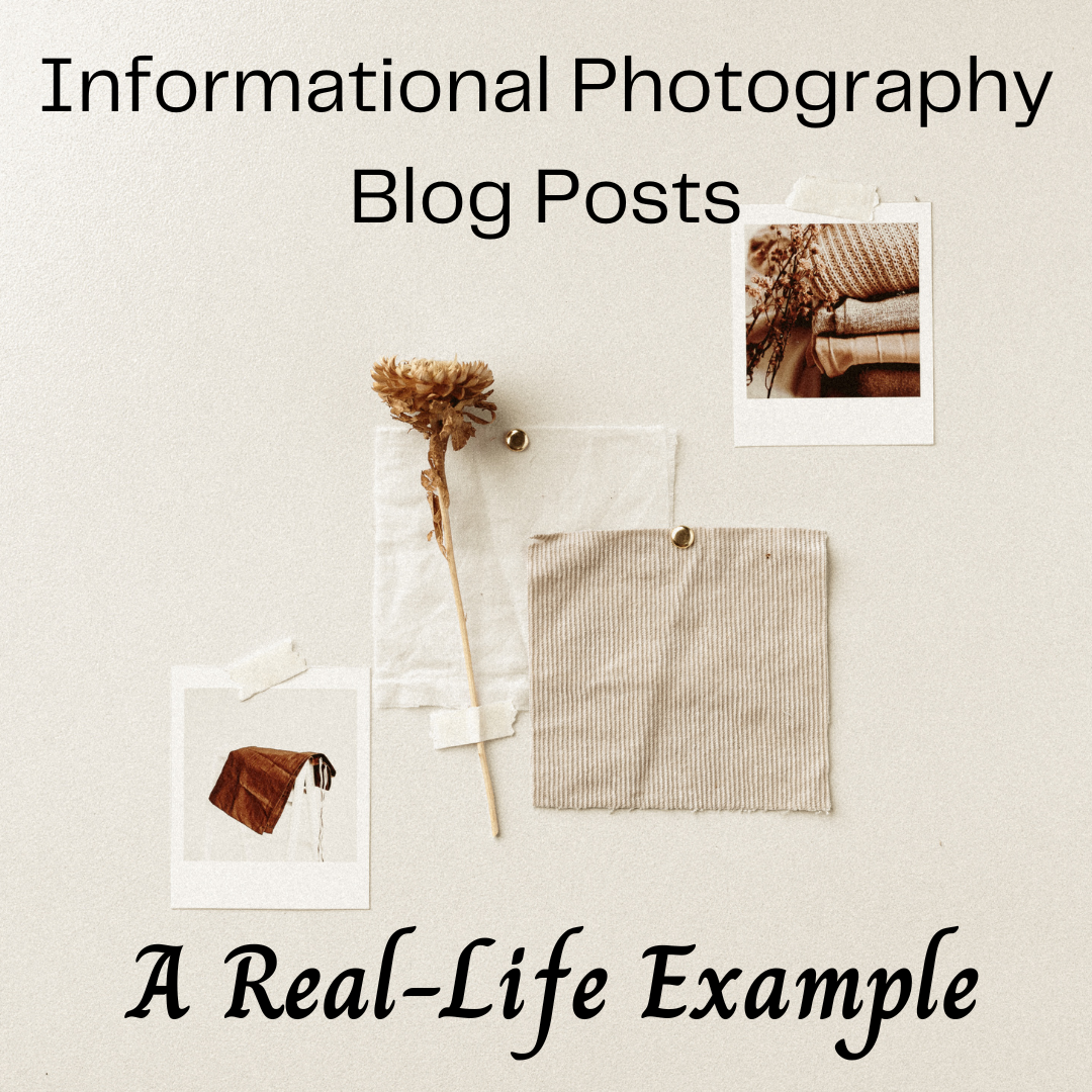 You are currently viewing Informational Photography Posts: A Real-Life Example