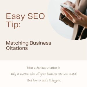 Read more about the article Easy SEO Tip: Matching Business Citations